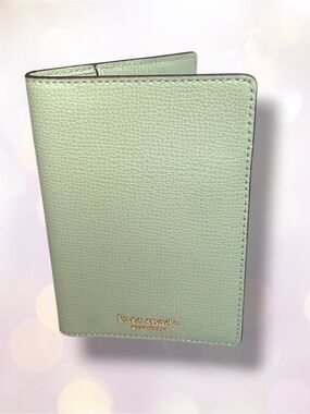 kate spade leather travel passport & card holder